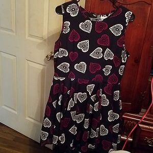Heart pattern dress